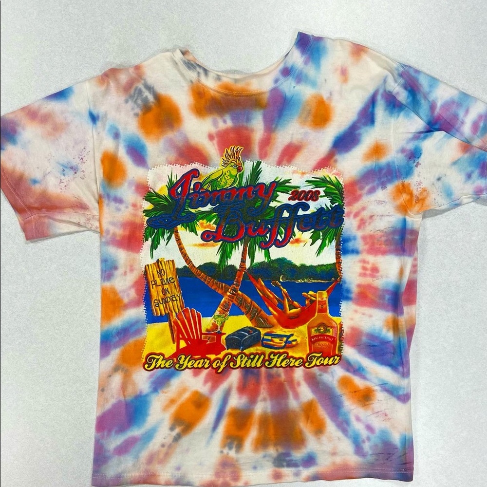 Jimmy buffet tie dye shirt